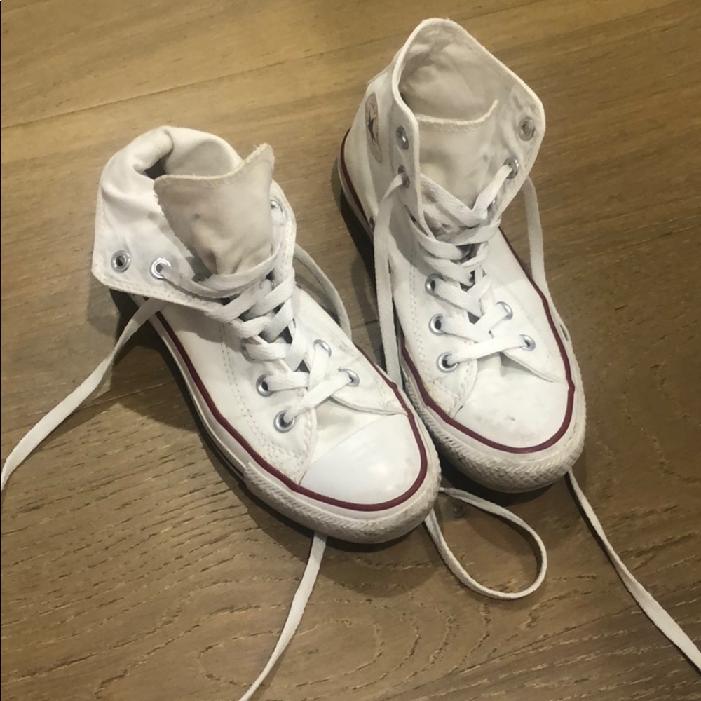 White High Top Converse